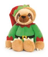 Sloth With Elf Outfit