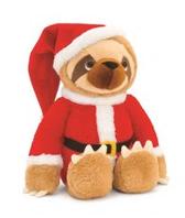 Sloth with Santa Outfit